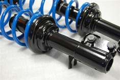 Porsche 944 strut and spring assembly powder coated 